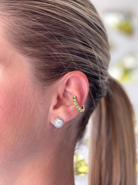 Colorful Jewel Ear Cuff Set of 6