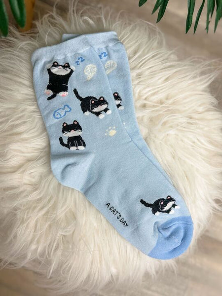 Cat Crew Socks