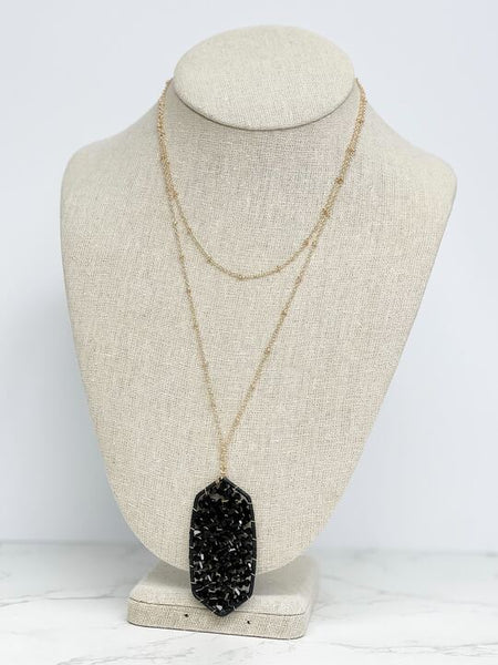 Classic Pendant Beaded Long Necklaces