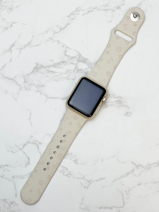 Dog Lover Engraved Silicone Smart Watch Bands