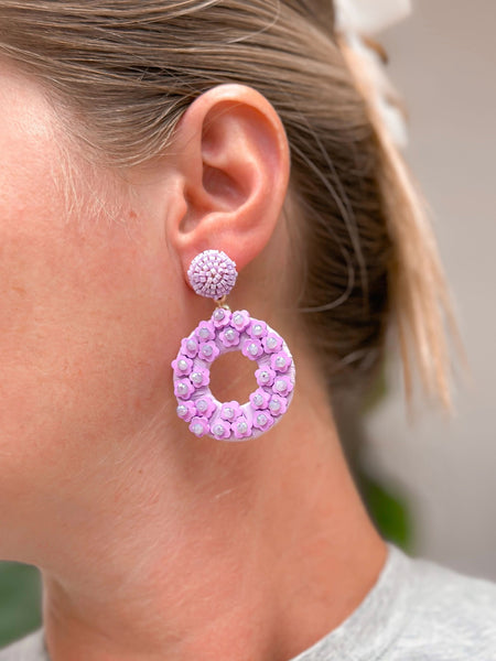 Spring Flower Dangle Earrings