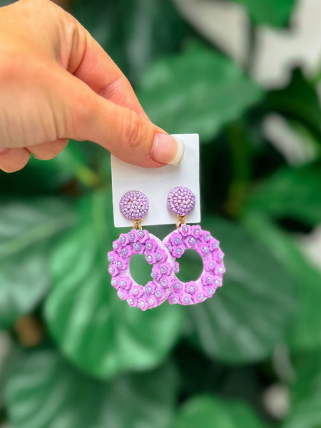 Spring Flower Dangle Earrings