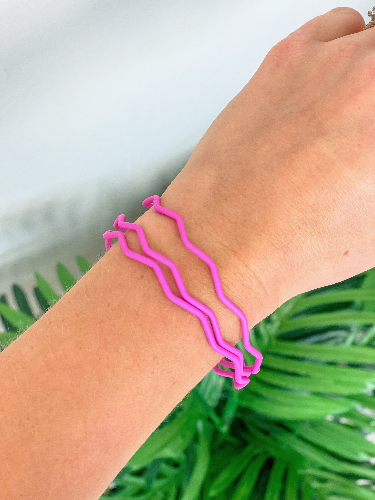 Wave Bangle Set of 3