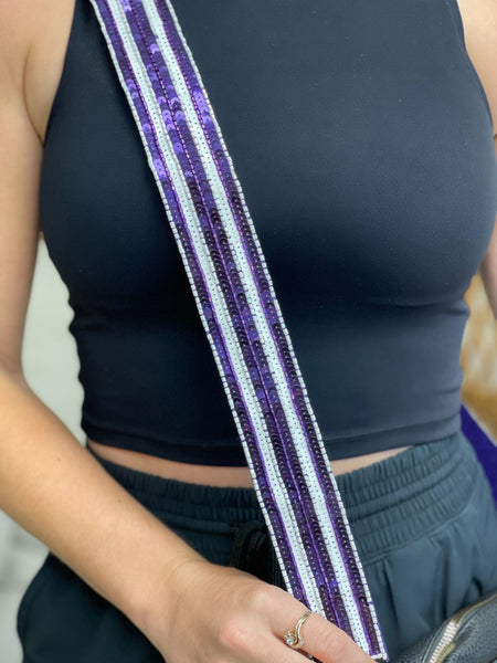 Game Day Sequin Purse Straps