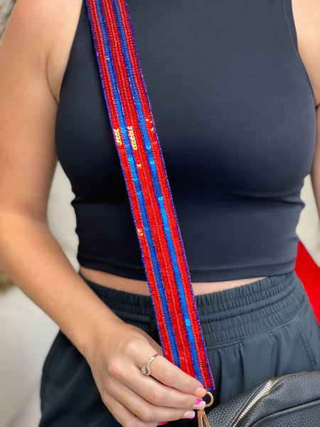 Game Day Sequin Purse Straps