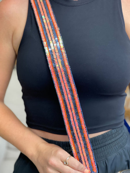 Game Day Sequin Purse Straps