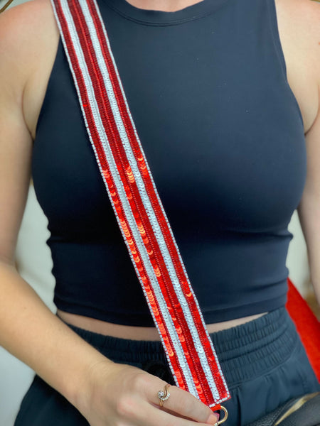 Game Day Sequin Purse Straps