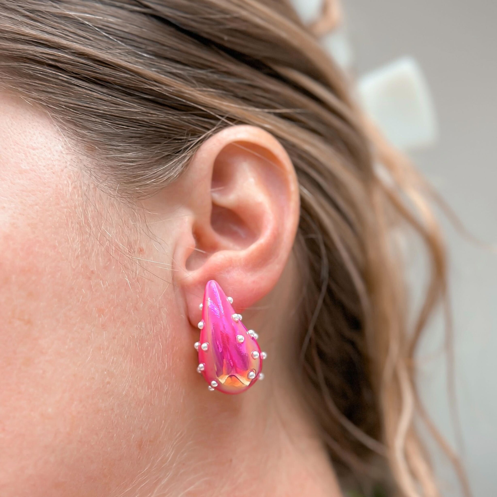 Pearl Bubble Drop Earrings