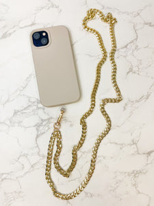 Curb Link Phone Chain Lanyards