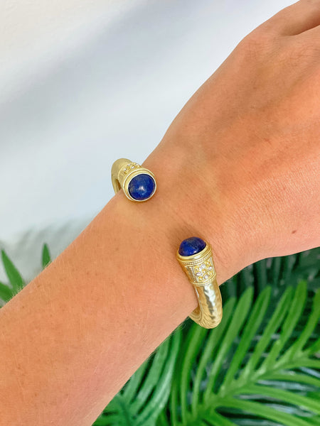 Gold Hinge Cuff Bracelets