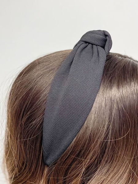 Solid Knit Top Knot Headbands