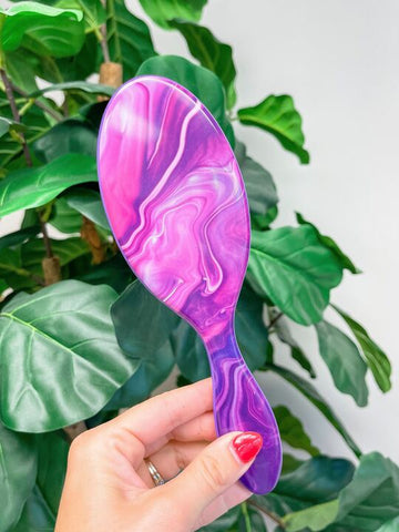 Wet N Dry Brush - Lavender Marble