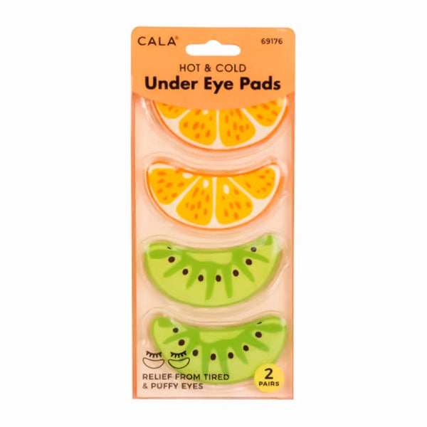 2 Pack Hot & Cold Eye Pads - Orange/Kiwi