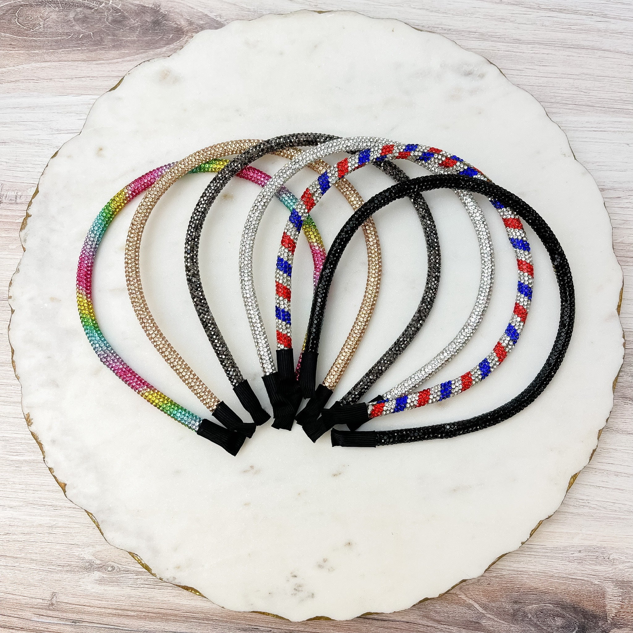 Skinny Rhinestone Headbands