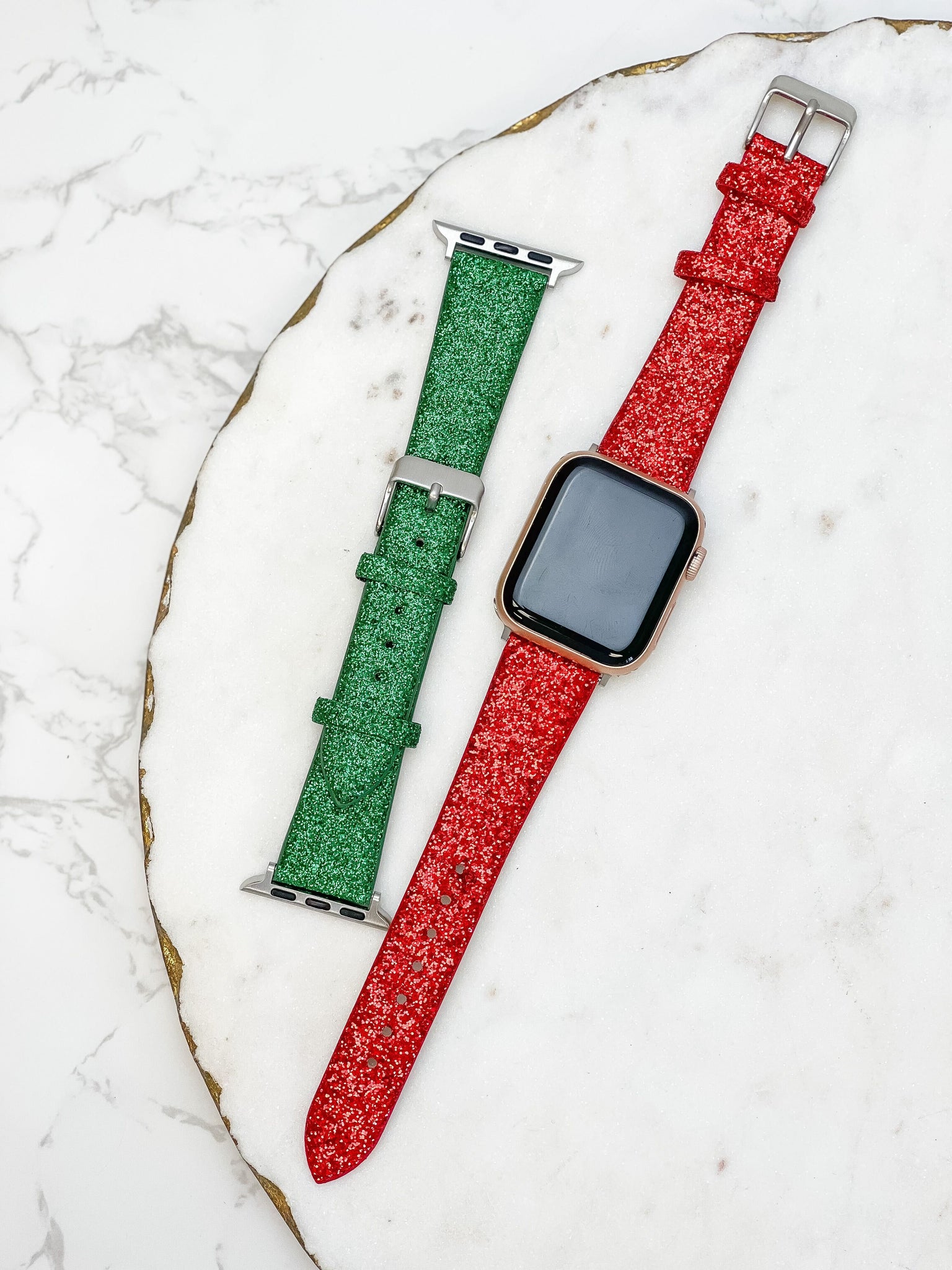 Adjustable Glitter Smart Watch Bands