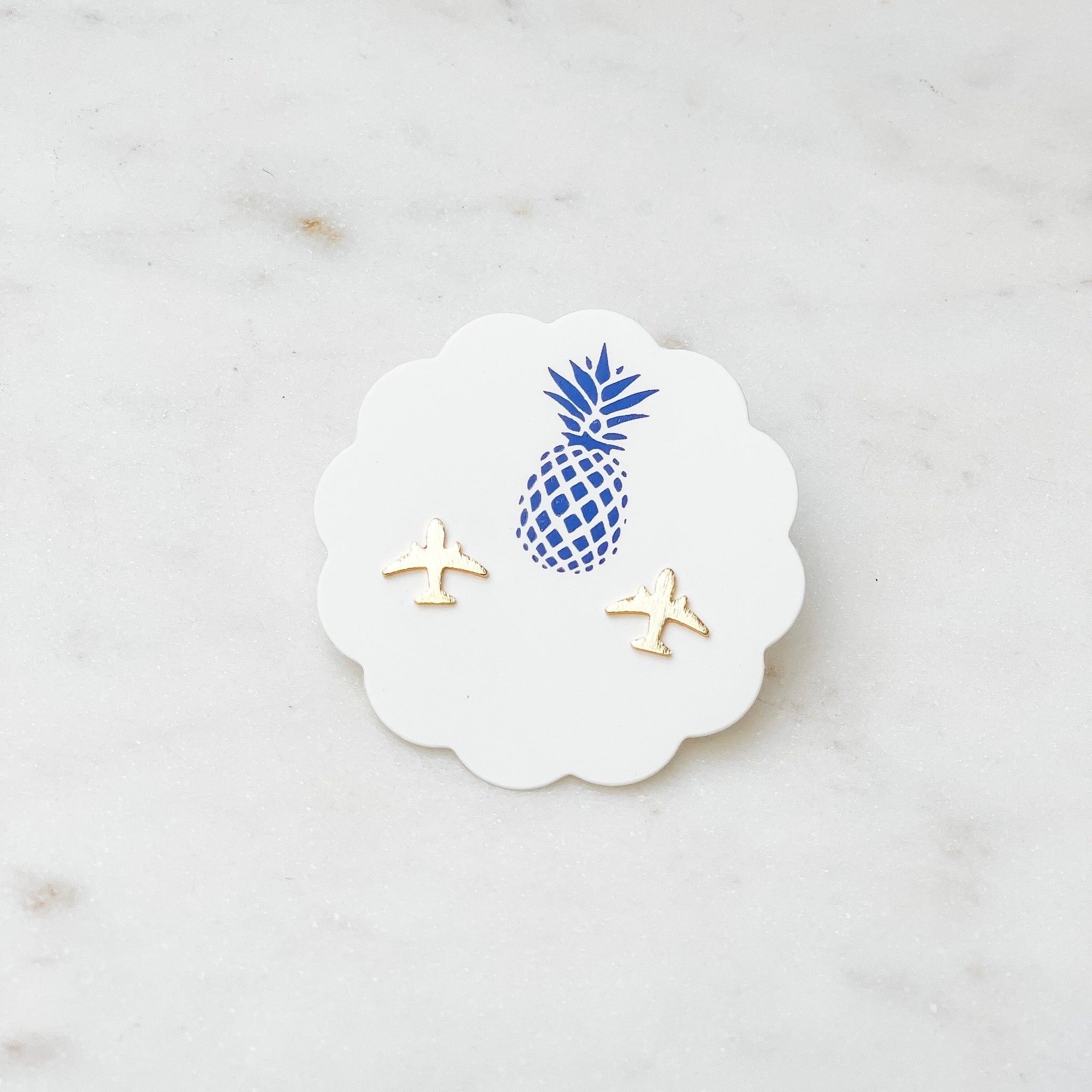 Airplane Stud Earrings