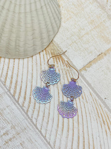 Seashell Duo Dangle Earrings