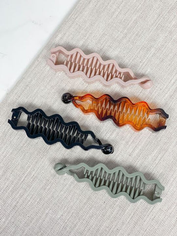 Acrylic Banana Hair Clips