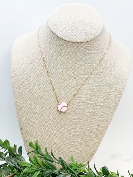 Printed Sports Pendant Necklaces