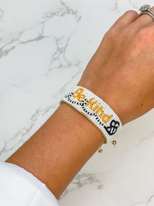'Bee Kind' Beaded Adjustable Bracelet