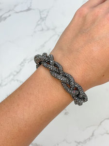 Crystal Braided Magnetic Bracelets