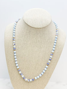 Chinoiserie Beaded Chain Necklace