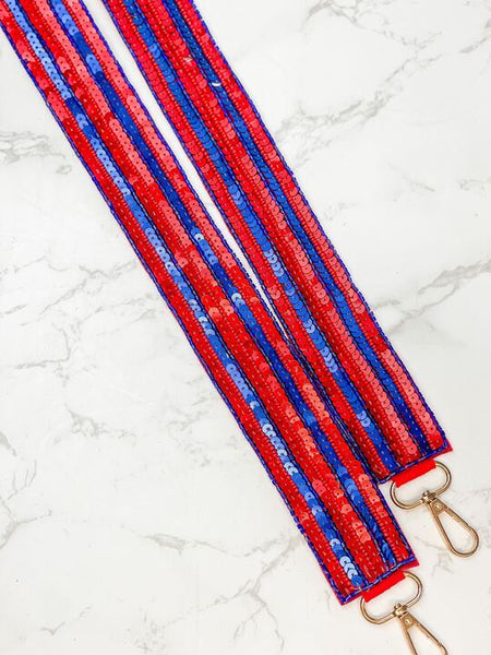 Game Day Sequin Purse Straps