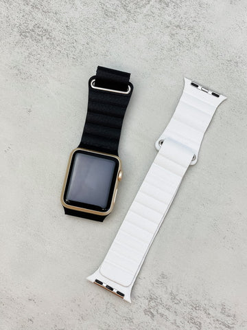 Magnetic Leather Smart Watch Bands