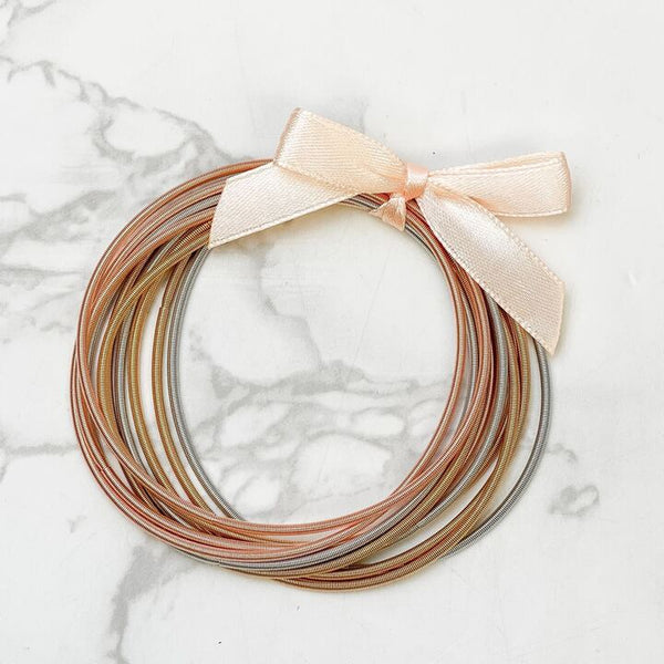 Bow Guitar String Bracelet Sets
