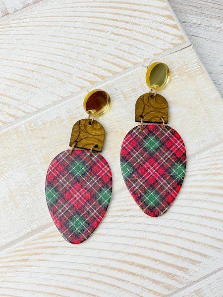 Christmas Light Dangle Earrings