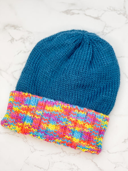 Multi Color Fleece Beanie & Mittens