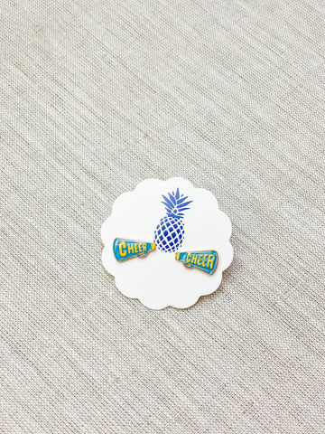 Cheer Enamel Stud Earrings