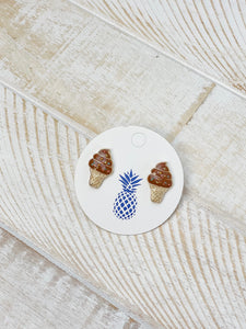 Dessert Enamel Stud Earrings