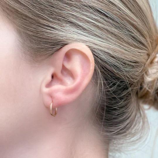 Stainless Steel Hoop Earrings