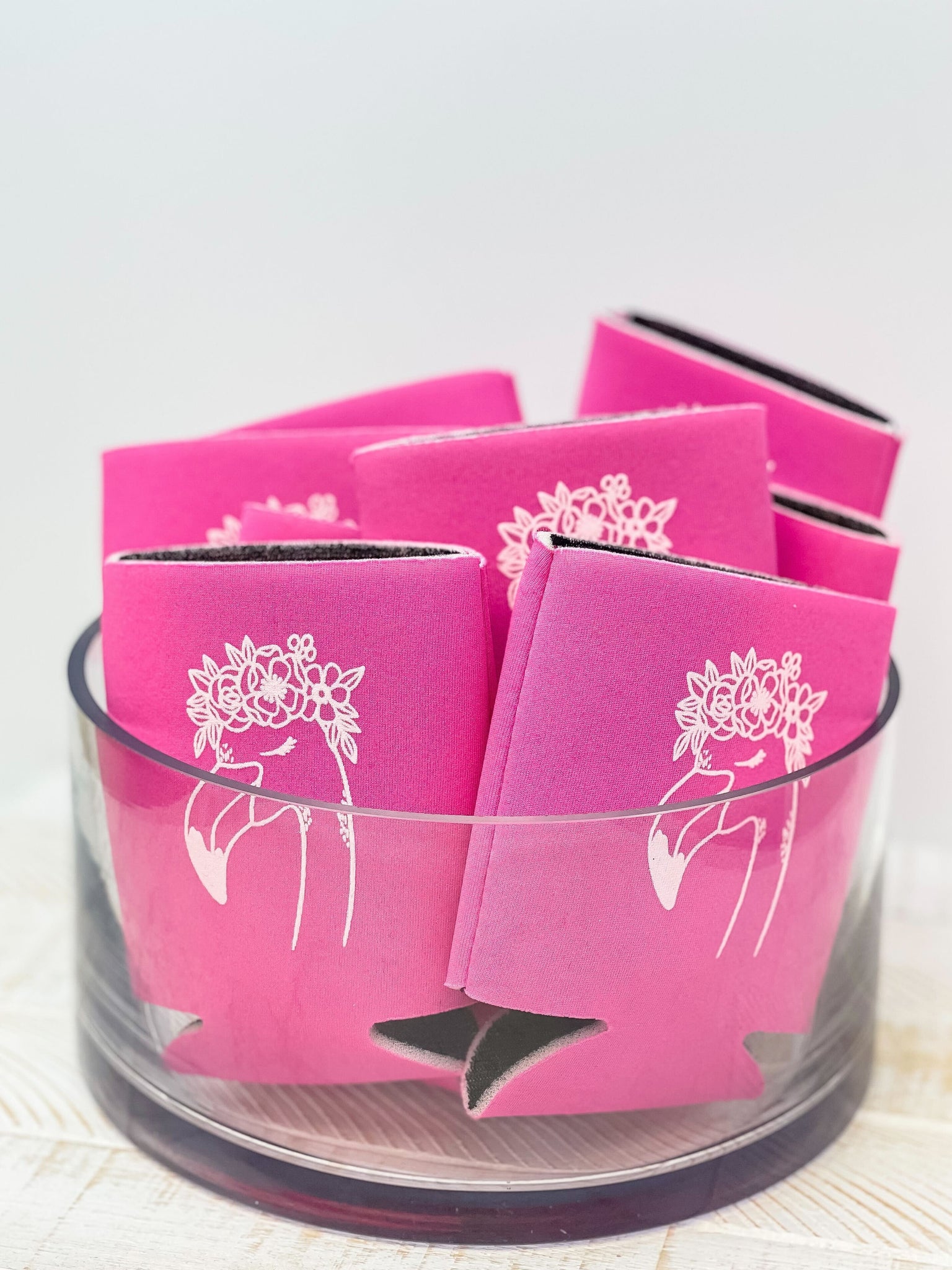 Flamingo Drink Huggers - Pack of 10