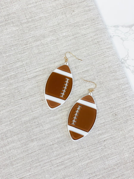 Acrylic Sports Dangle Earrings