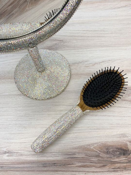Glitzy Rhinestone Hair Brush
