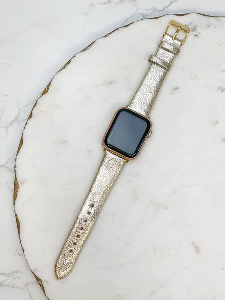 Metallic Adjustable Smart Watch Bands