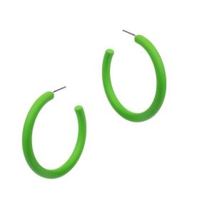 The Classic Enamel Hoop Earrings