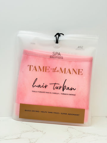 Hair Turban - Pink Tie Dye