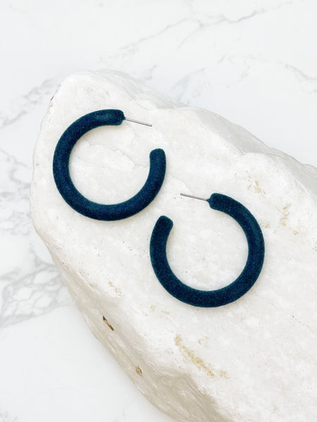 Velvet Hoop Earrings