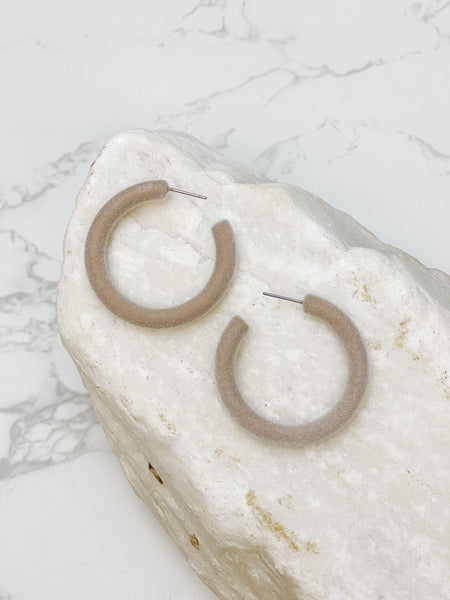 Velvet Hoop Earrings