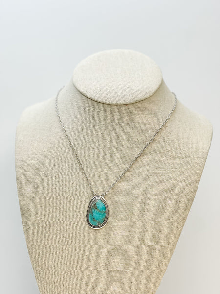 Western Semi-Precious Stone Pendant Necklaces