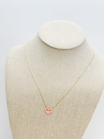 Simple Cutout Heart Necklace