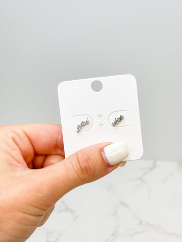 'Good Vibes' Stud Earrings