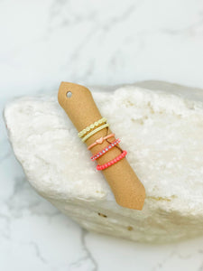 Bright Enamel Ring Sets