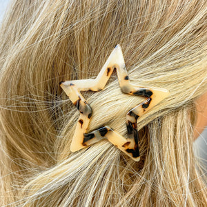 Acrylic Star Hair Clips