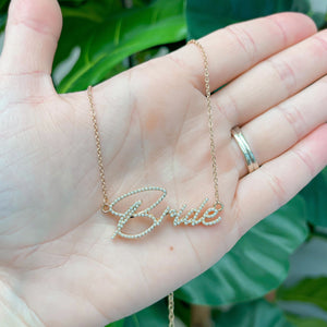 Pearl-Studded 'Bride' Necklace