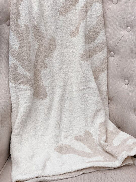 Luxury Cozy Throw Blanket - Coral