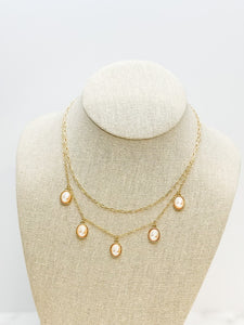 Layered Cameo Necklace